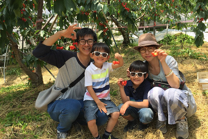 【山梨さくらんぼ狩り】最高の思い出を作る、5歳のほっこり家族旅♪