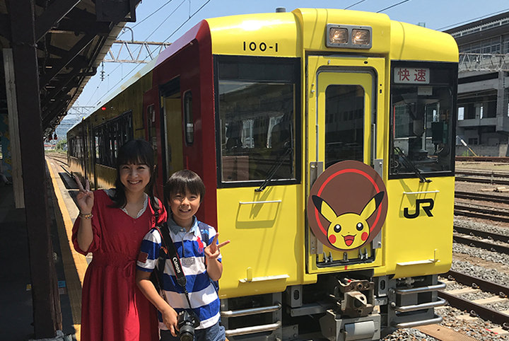 夏休みの親子旅はこれに決まり。ピカチュウづくしのポケモン列車でGo！