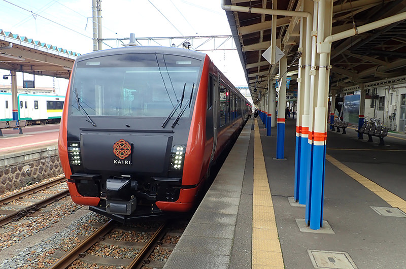 新潟の名物も庄内の名物も楽しめる、「海里」に乗ってプチ贅沢なひとり旅