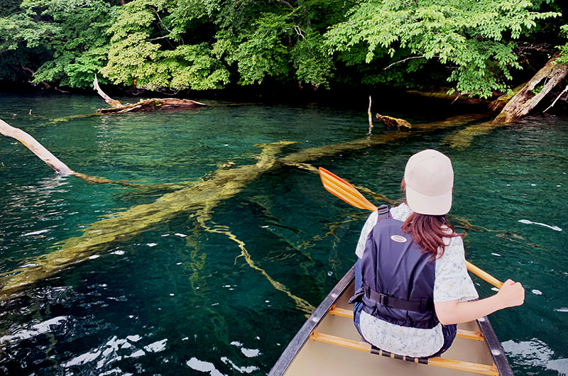 「密」とは無縁！十和田湖と奥入瀬渓流を漕いで歩く、自然満喫の旅