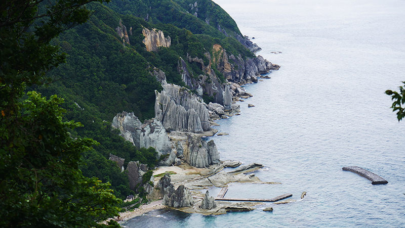 仏ヶ浦展望台からの眺め