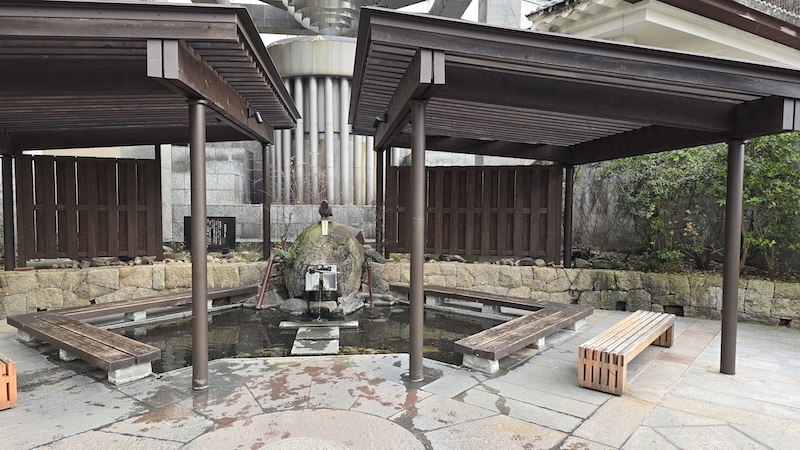 山代温泉 源泉足湯