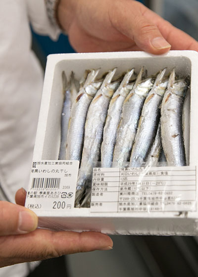 丸干しイワシは、このサイズが美味