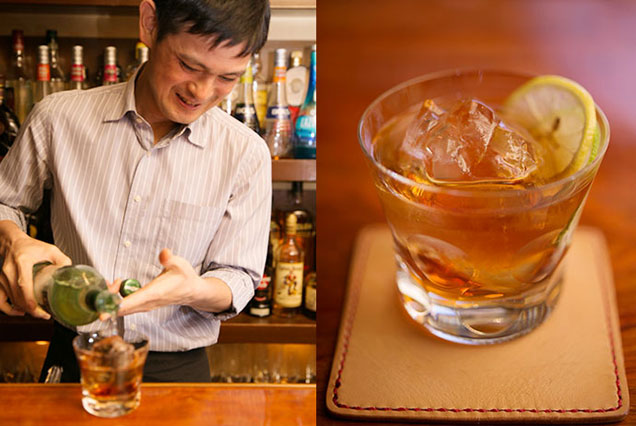 オーナーバーテンダーの石井さんは、料理も得意だ