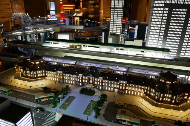 ホテルメトロポリタン丸の内の鉄道模型