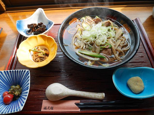 瀧見館の鴨そば