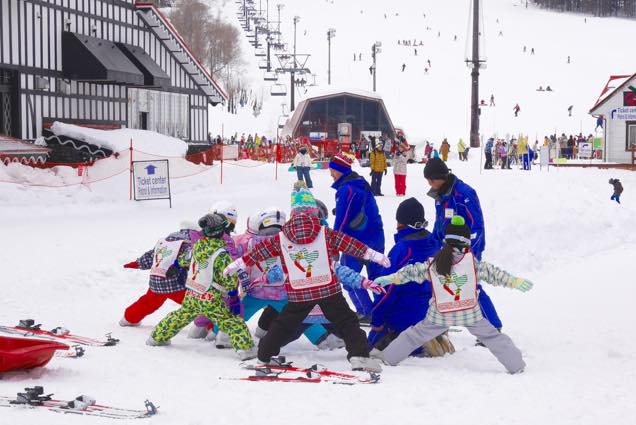 ボーゲンの練習