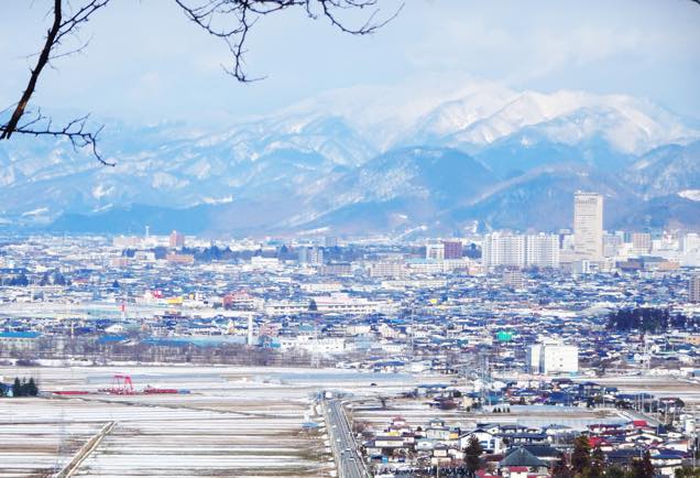 長谷堂城跡頂上