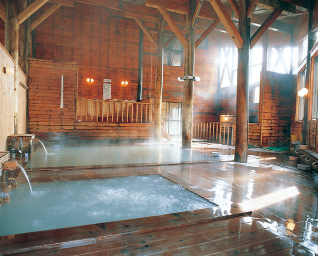 後生掛温泉 内部全景