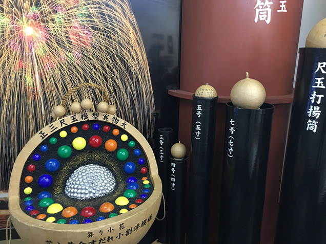 ながおか花火ミュージアム　三尺玉レプリカ