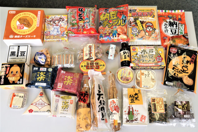 お土産の納豆と納豆食品