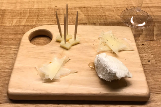 「rocco」のチーズ盛り合わせ