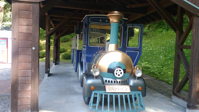 「銀河トレイン」旧車両展示物