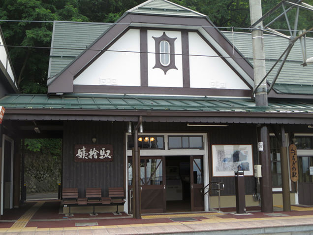 姨捨駅 駅舎