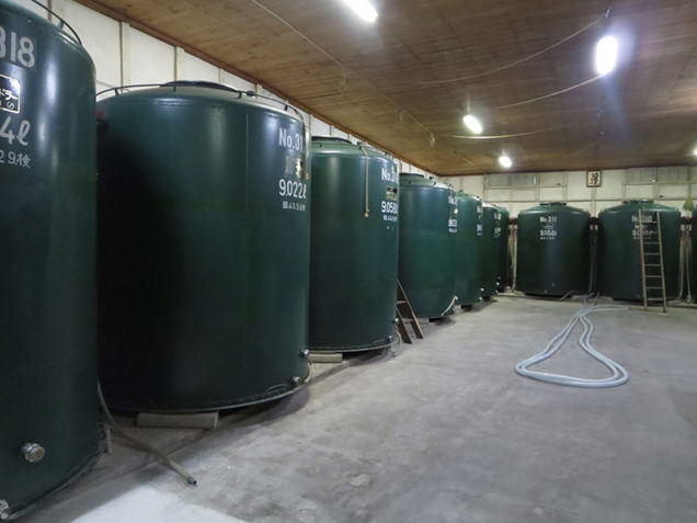 岩波酒造 仕込みタンク