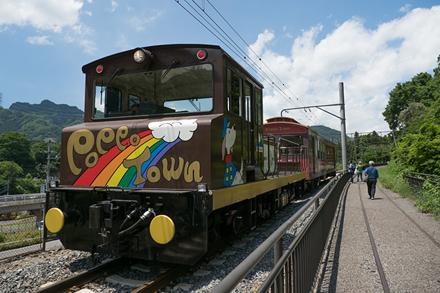「アプトの道」とトロッコ列車