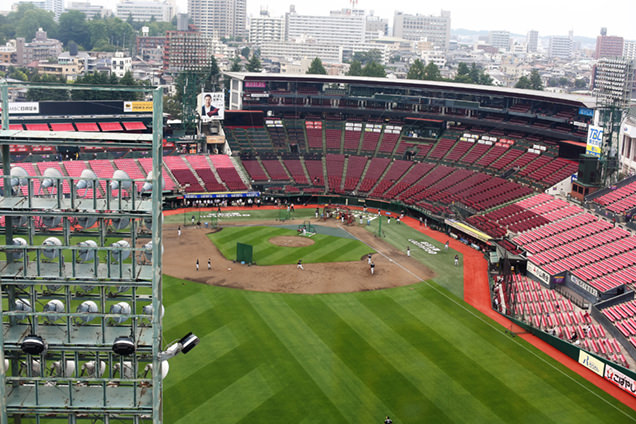 楽天生命パーク宮城 観覧車からの風景