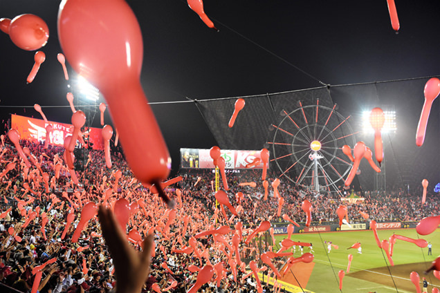 楽天生命パーク宮城 ジェット風船