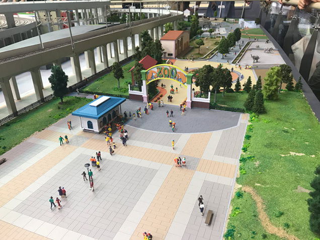 鉄道博物館　鉄道ジオラマ