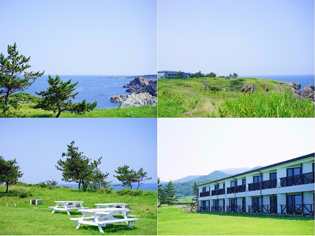 ホテルファミリーオ佐渡相川　外観・周辺風景