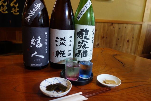 そばきり 吾妻路　おすすめ群馬の地酒唎酒セット