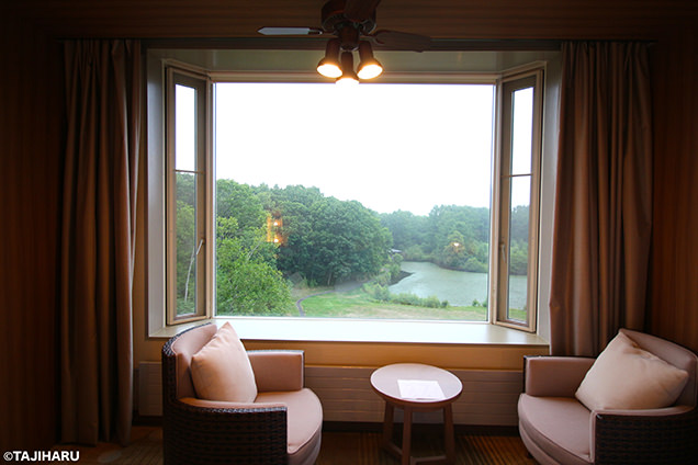 函館大沼プリンスホテル　部屋からの風景