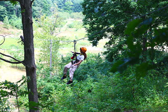 函館大沼プリンスホテル　ジップライン