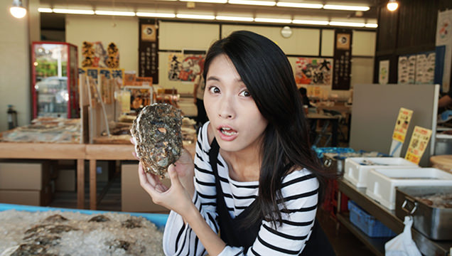 大洗海鮮市場　カキ