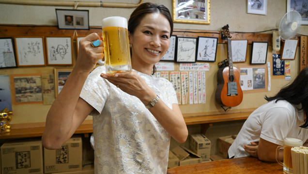 富士屋本店　生ビール