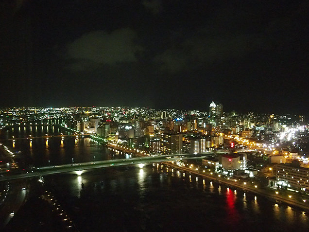 ホテル日航新潟　夜景 