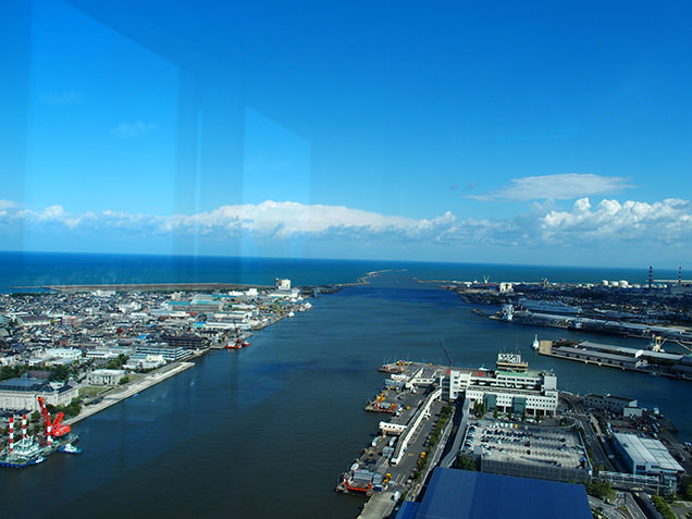  Befco ばかうけ展望室　展望室からの風景