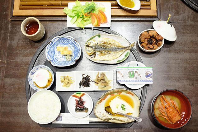 観音温泉　朝食