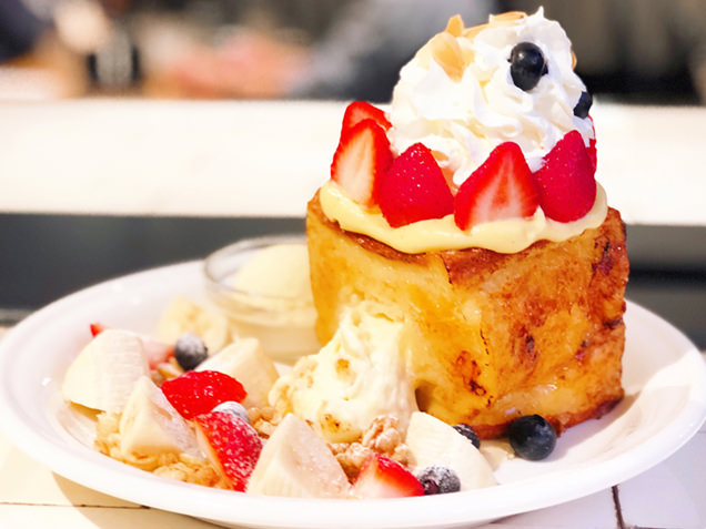 J.S. PANCAKE CAFE　チーズケーキクリーム フレンチトースト