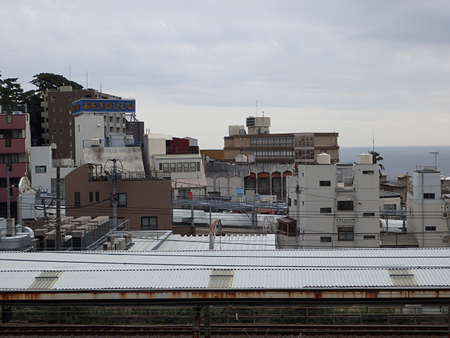 JR熱海駅からの風景