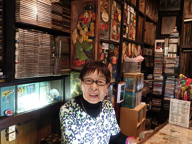 ジャズ喫茶 ゆしま　店主・土屋行子さん