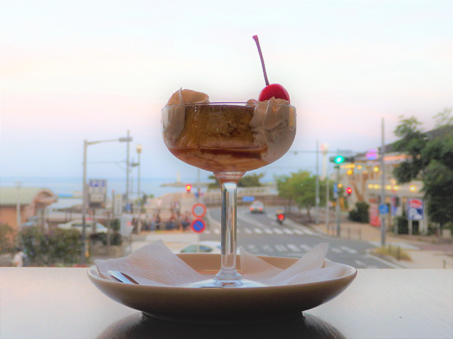 サンバード　店内からの風景