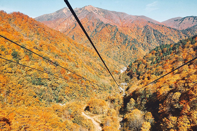 谷川岳ロープウェイからの風景
