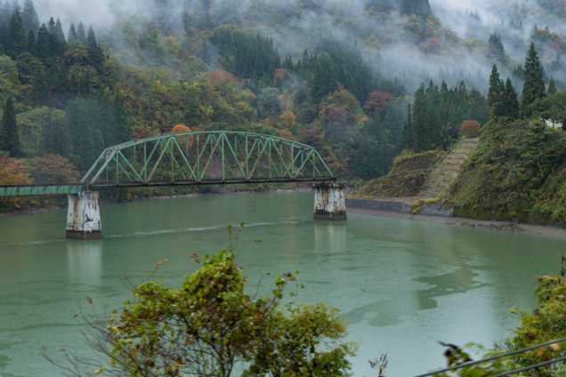  只見線　第5只見川橋梁