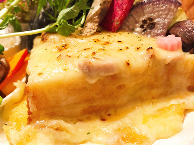 ensoleillé　自家製パンのクロックムッシュ