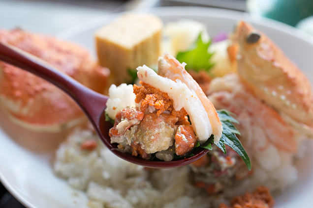 越前蟹の坊　せいこ丼　全部のせ