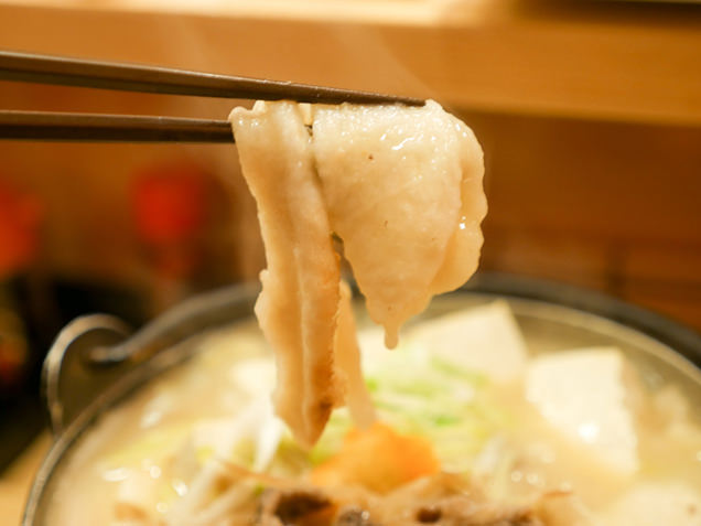 お台どころ ねね　さくら鍋アップ（南部せんべい入り）