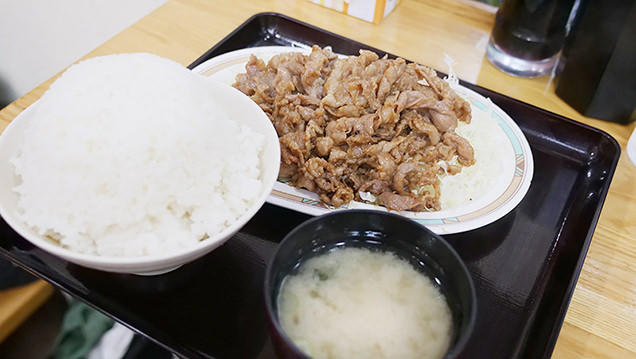 キッチンオトボケ　ジャンジャン焼定食大盛