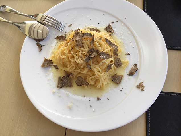 リストランテ　ピエトリーノ　トリュフパスタ