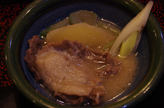 打当温泉マタギの湯　熊鍋