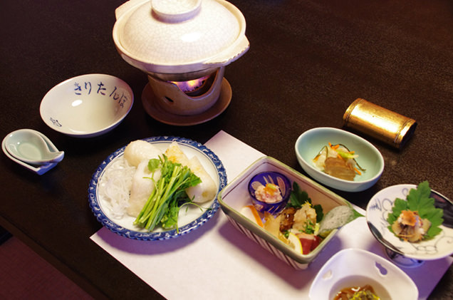 濱乃家　きりたんぽランチ