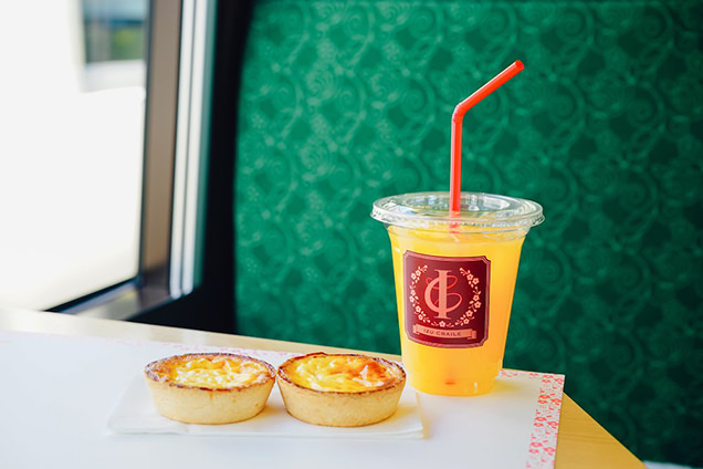 伊豆クレイル　ニューサマーオレンジタルト　オレンジジュース