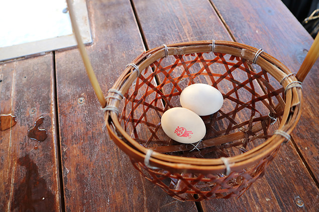 峰温泉大噴湯公園　温泉たまご