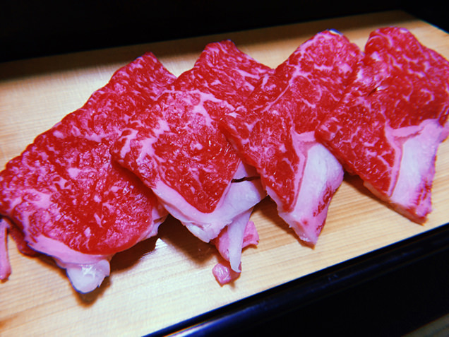 松金屋アネックス　夕食　蔵王牛