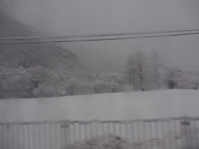 関越交通バス　水上線　車窓の風景