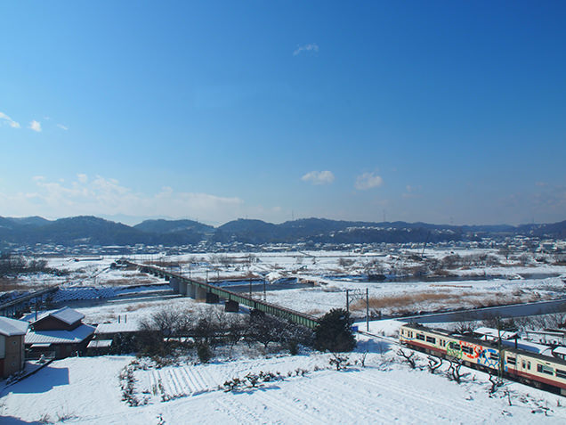 上越新幹線　車窓の風景